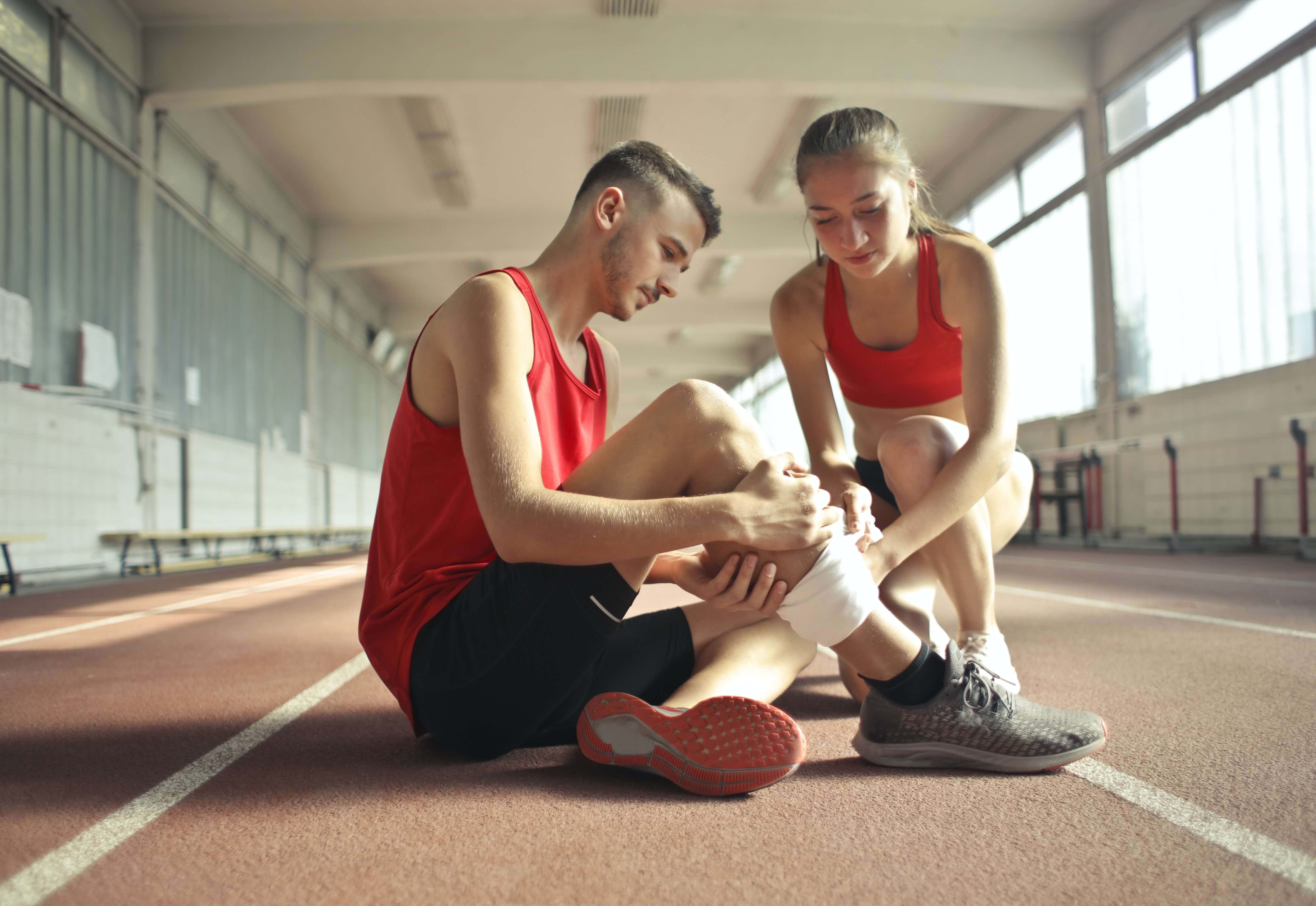 Chiropractors can help with a sports injury